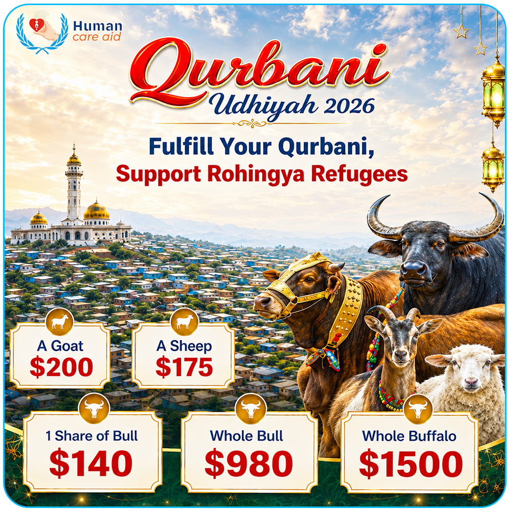 Qurbani For Rohingya Refugees & Bangladeshi Families